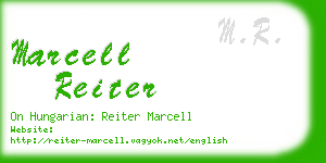 marcell reiter business card